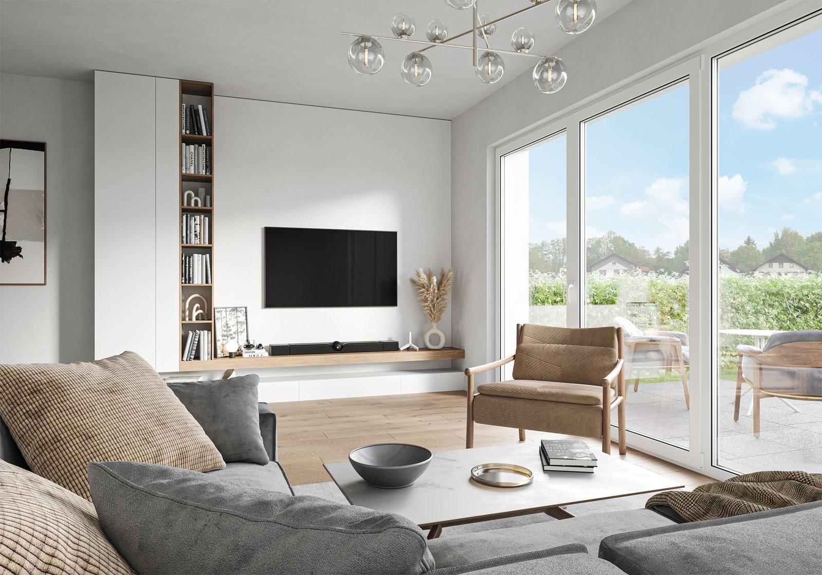 Wohnbeispiel Wohnzimmer