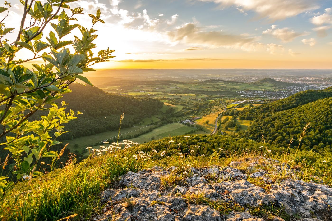 Blick über die Region vom Albtrauf
